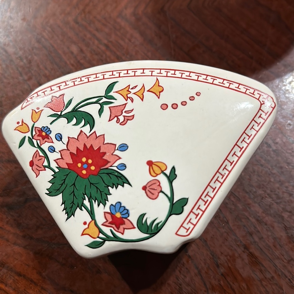 VTG Prestige Place Floral Painted Jewelry Box